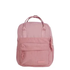 New Rebels Ribbi Juno Handel Backpack mini – Ribstof 900D Polyester 7L Lichtgewicht & Comfortabel – 23x10x31 cm – Dames & Heren Rugzak Old Pink