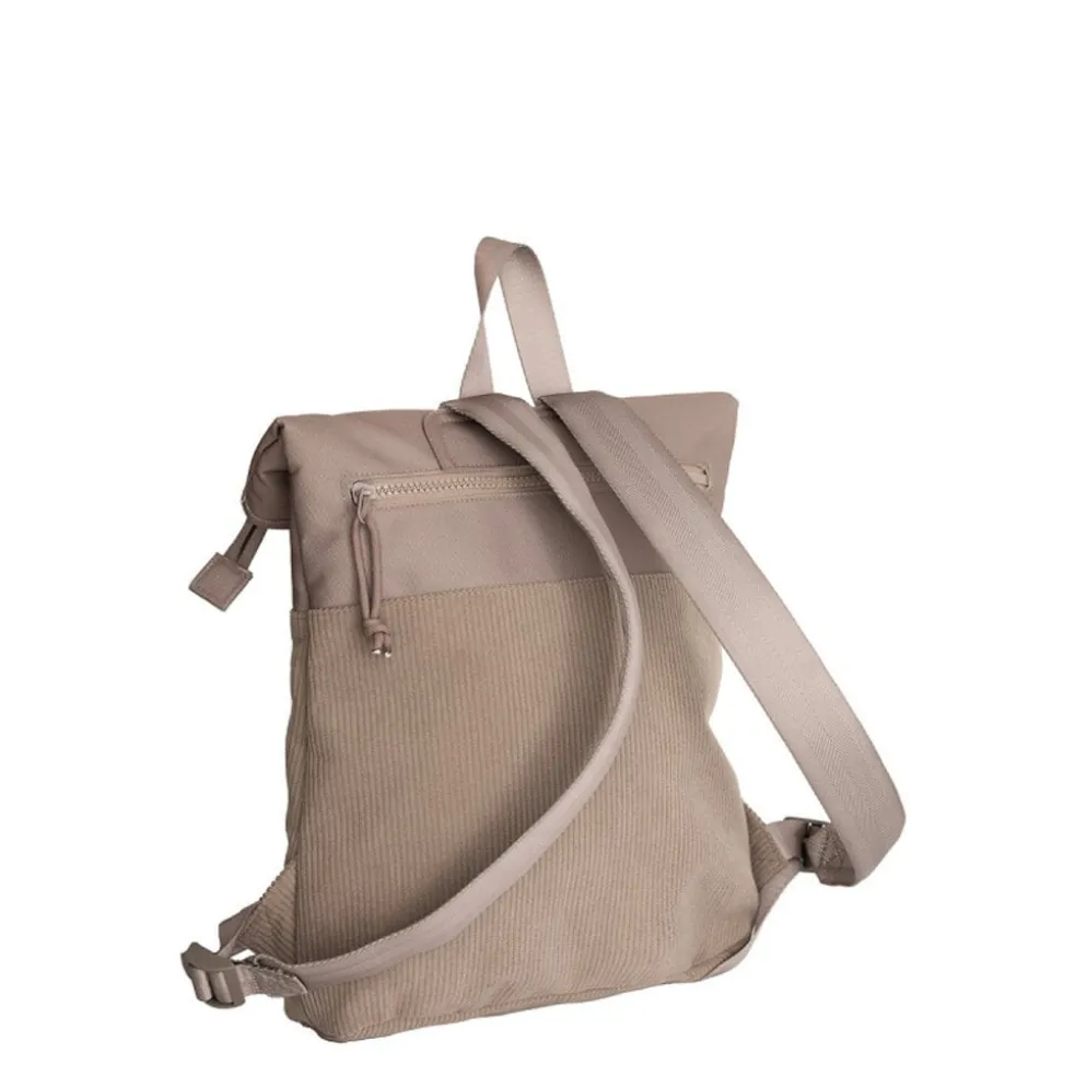 New Rebels Ribbi Los Angeles Rolltop Rugzak Mini Taupe - 13 L