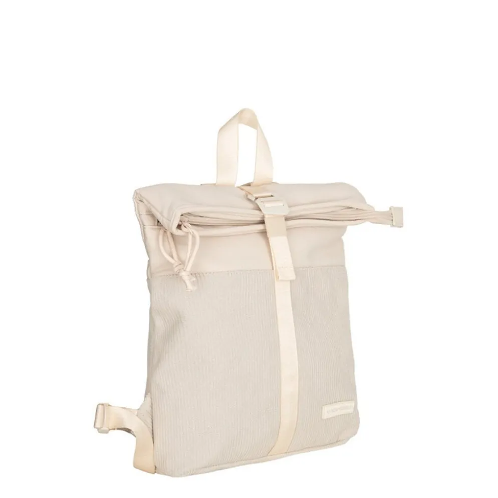 New Rebels Ribbi Los Angeles Rolltop Rugzak Mini Beige - 13 L