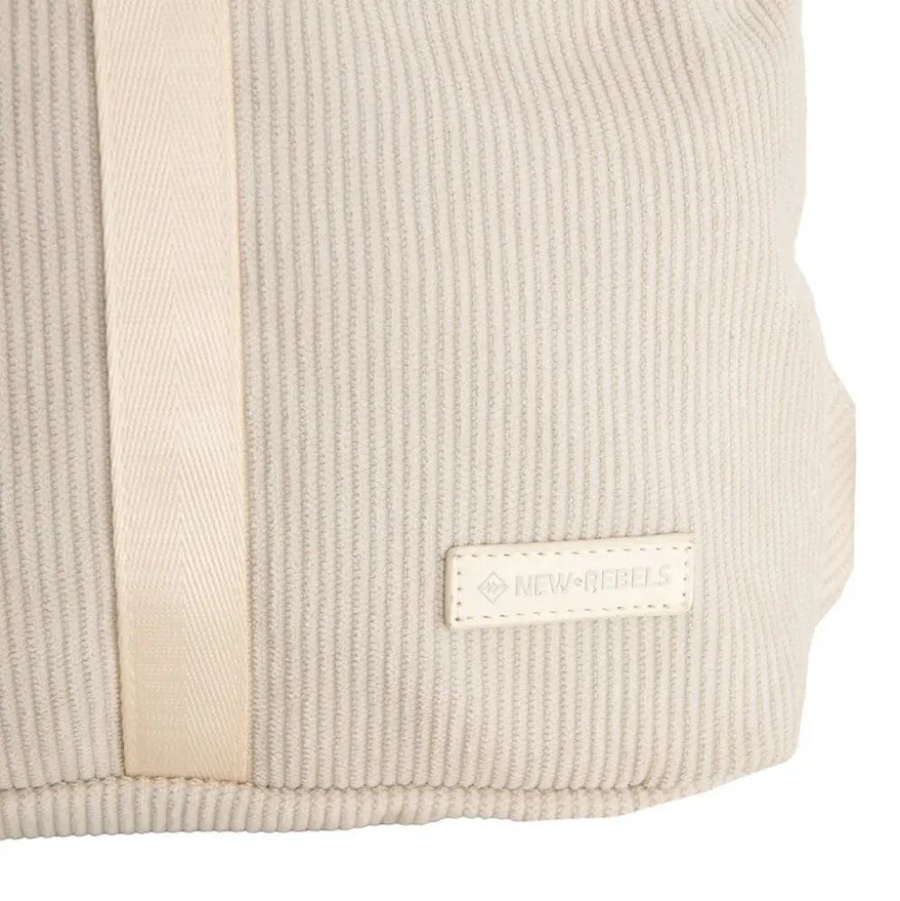 New Rebels Ribbi Los Angeles Rolltop Rugzak Mini Beige - 13 L