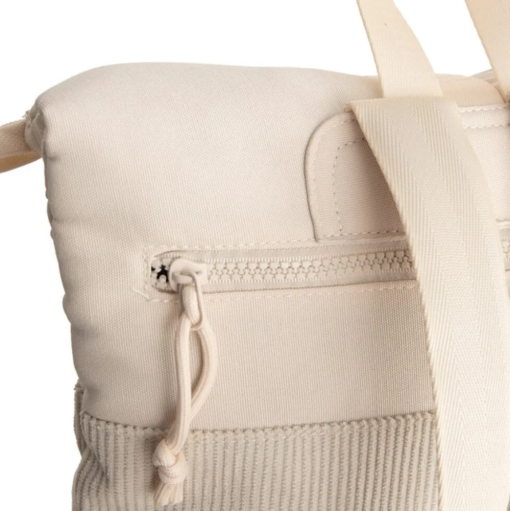 New Rebels Ribbi Los Angeles Rolltop Rugzak Mini Beige - 13 L