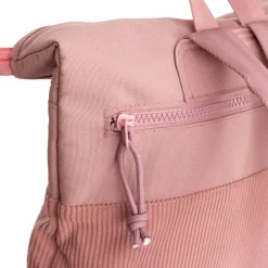 New Rebels Ribbi Los Angeles Rolltop Rugzak Mini Old Pink - 13 L