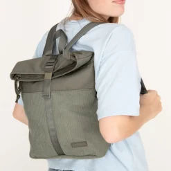New Rebels Ribbi Los Angeles Rolltop Rugzak Mini Sage Green - 13 L