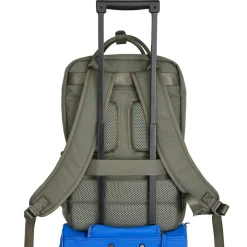 New Rebels Ribbi Milwaukee – Laptoptas Schooltas Werktas 15.6 inch Laptopvak Rugzak Rib Fabric 18L Sage Green