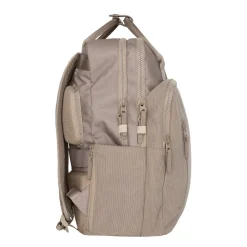 New Rebels Ribbi Milwaukee – Laptoptas Schooltas Werktas 15.6 inch Laptopvak Rugzak Rib Fabric 18L Taupe