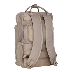 New Rebels Ribbi Milwaukee – Laptoptas Schooltas Werktas 15.6 inch Laptopvak Rugzak Rib Fabric 18L Taupe