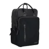 New Rebels Ribbi Milwaukee – Laptoptas Schooltas Werktas 15.6 inch Laptopvak Rugzak Rib Fabric 18L Zwart