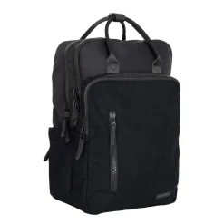 New Rebels Ribbi Milwaukee – Laptoptas Schooltas Werktas 15.6 inch Laptopvak Rugzak Rib Fabric 18L Zwart