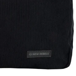 New Rebels Ribbi Milwaukee – Laptoptas Schooltas Werktas 15.6 inch Laptopvak Rugzak Rib Fabric 18L Zwart