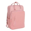 New Rebels Ribbi Milwaukee – Laptoptas Schooltas Werktas 15.6 inch Laptopvak Rugzak Rib Fabric 18L Old Pink