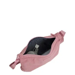 New Rebels Ribbi Rose Schoudertas 6.1L Ribstof Polyester – Comfortabele dagelijkse crossbody - Old Pink