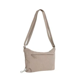 New Rebels Ribbi Rose Schoudertas 6.1L Ribstof Polyester – Comfortabele dagelijkse crossbody - Taupe