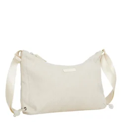 New Rebels Ribbi Rose Schoudertas 6.1L Ribstof Polyester – Comfortabele dagelijkse crossbody - Beige