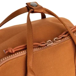 New Rebels Springfield Ribbi Rugzak 13L – Stevig Rib Polyester – Lichtgewicht Schooltas & Werktas - Coffee Brown / Cognac