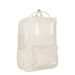 New Rebels Springfield Ribbi Rugzak 13L – Stevig Rib Polyester – Lichtgewicht Schooltas & Werktas - Beige