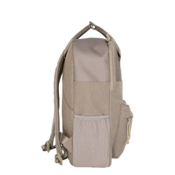 New Rebels Springfield Ribbi Rugzak 13L – Stevig Rib Polyester – Lichtgewicht Schooltas & Werktas - Taupe