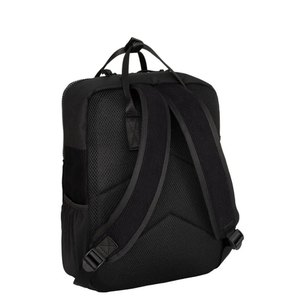 New Rebels Springfield Ribbi Rugzak 13L – Stevig Rib Polyester – Lichtgewicht Schooltas & Werktas - Black