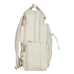 New Rebels Trondheim Rugzak – Laptop Rugtas 15,6 inch – Schooltas & Werktas – Waterafstotend – 18L – Nylon/PU – Beige