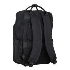 New Rebels Trondheim Rugzak – Laptop Rugtas 15,6 inch – Schooltas & Werktas – Waterafstotend – 18L – Nylon/PU – Zwart