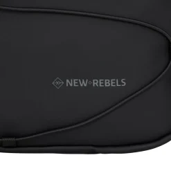 New Rebels Trondheim Rugzak – Laptop Rugtas 15,6 inch – Schooltas & Werktas – Waterafstotend – 18L – Nylon/PU – Zwart