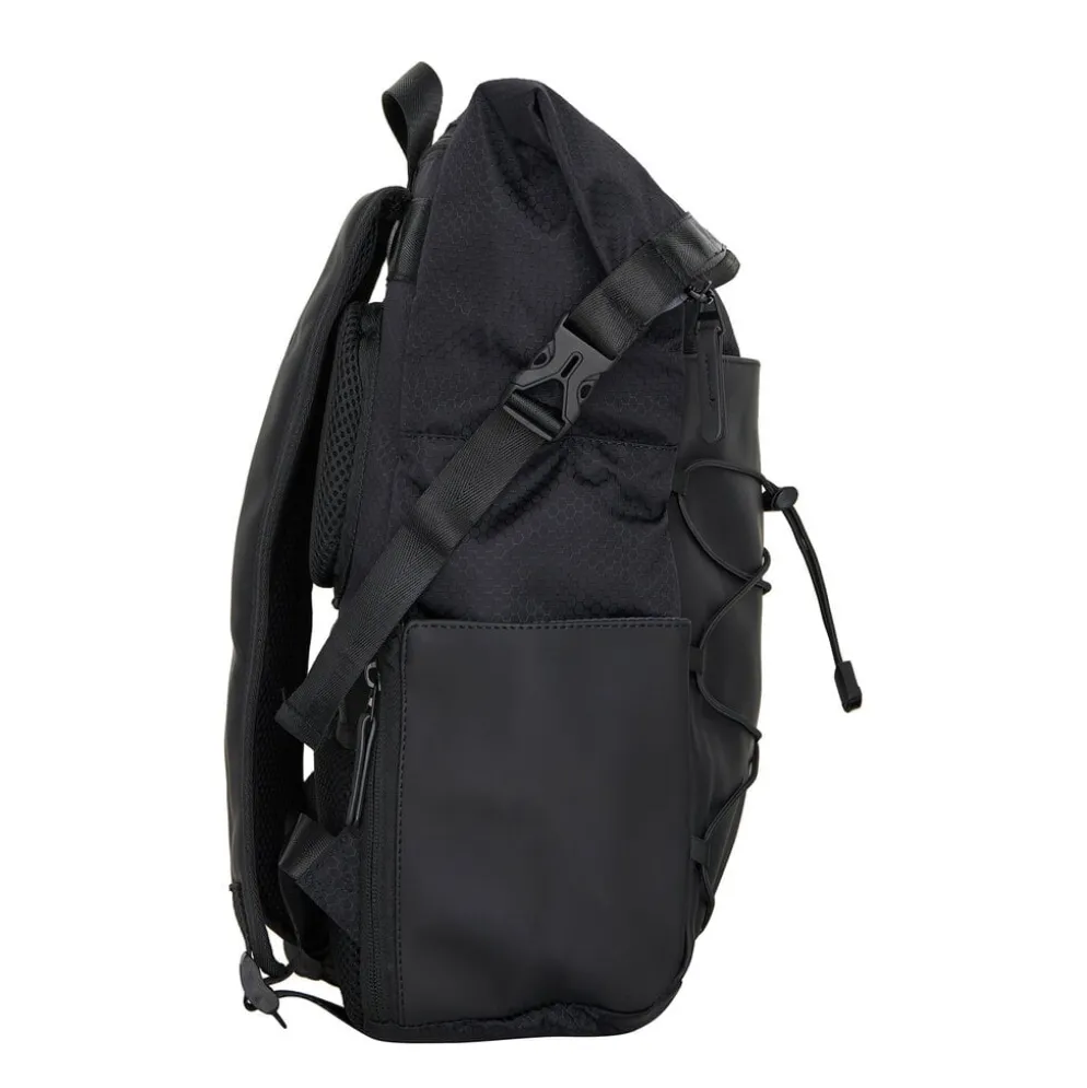 New Rebels Trondheim Windsor Rolltop Rugzak Zwart