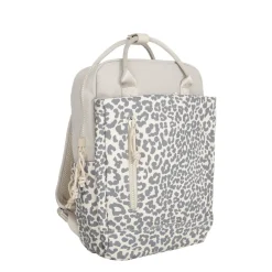 New Rebels Urban Leopard Miami Rugzak 9L Waterafstotende Laptop Rugtas 13 inch Schooltas en Werktas van PU Leopard Print