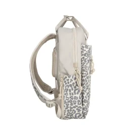 New Rebels Urban Leopard Miami Rugzak 9L Waterafstotende Laptop Rugtas 13 inch Schooltas en Werktas van PU Leopard Print
