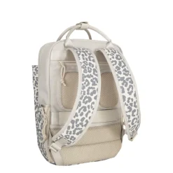 New Rebels Urban Leopard Miami Rugzak 9L Waterafstotende Laptop Rugtas 13 inch Schooltas en Werktas van PU Leopard Print