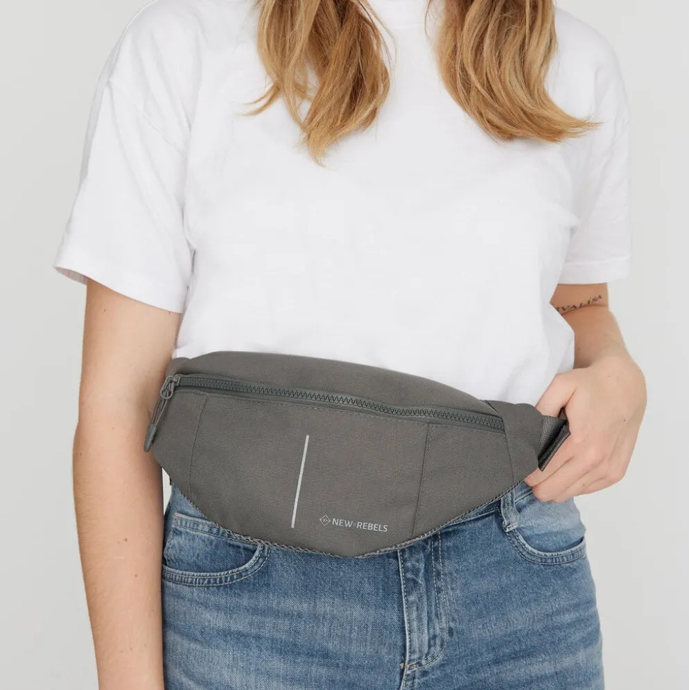 New Rebels Valor - Brooklyn Heuptas Waterdicht Fanny Pack Antraciet