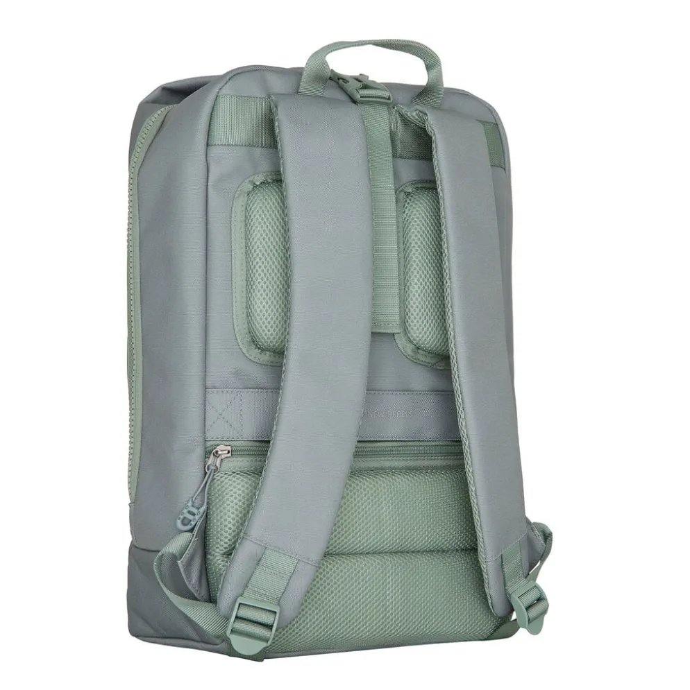 New Rebels Valor Cranston Backpack – Comfortabele Waterafstotende Rugtas – 19L - Salie Green
