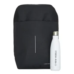 New Rebels Valor Cranston Backpack – Comfortabele Waterafstotende Rugtas – 19L - Zwart