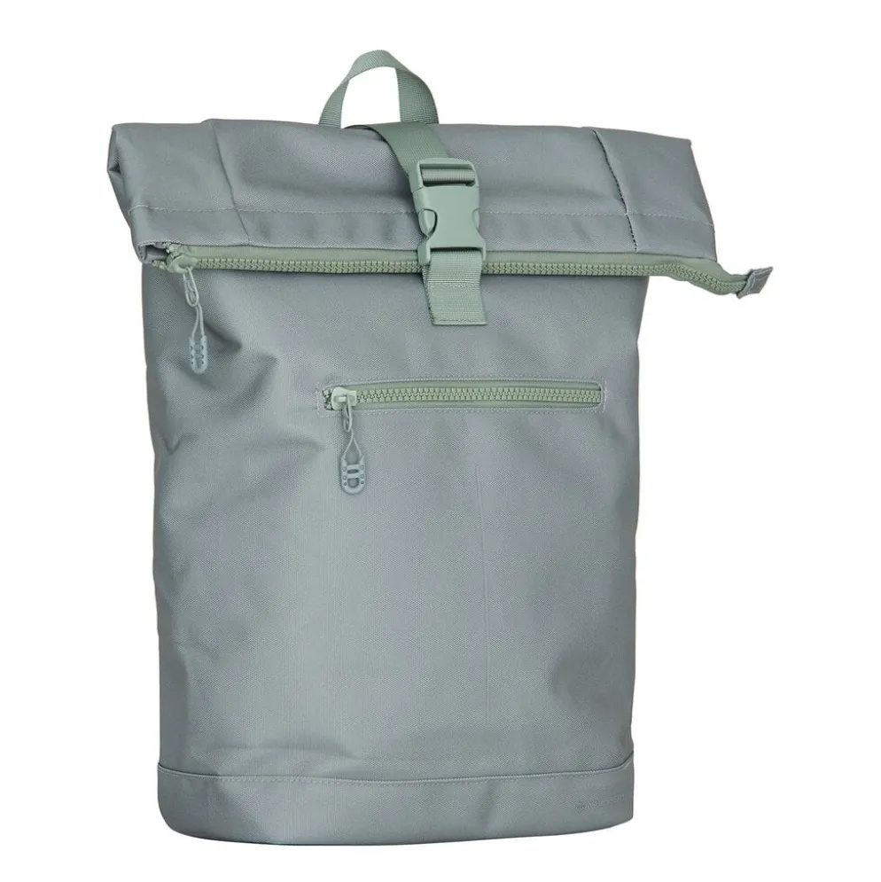 New Rebels Valor New York salie green 21L Rugzak Rolltop Waterafstotend Laptop 15.6 inch