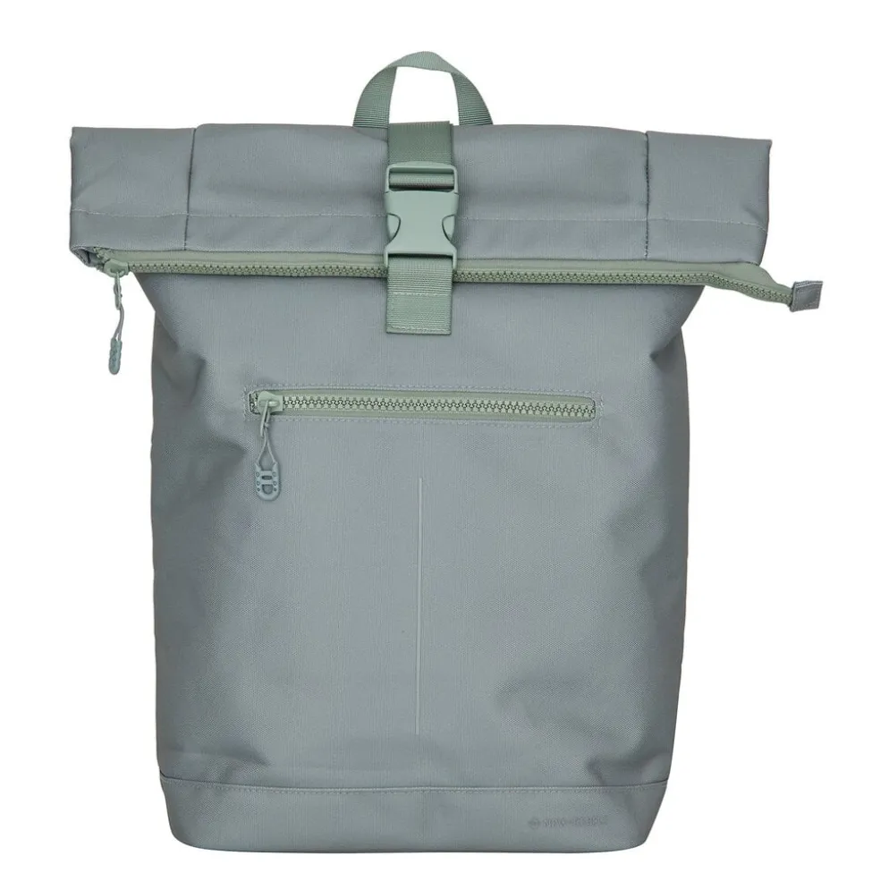 New Rebels Valor New York salie green 21L Rugzak Rolltop Waterafstotend Laptop 15.6 inch
