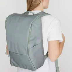 New Rebels Valor Westerly Backpack Rugzak 14L Schooltas Werktas Laptop 14 inch PU Polyester Salie Groen