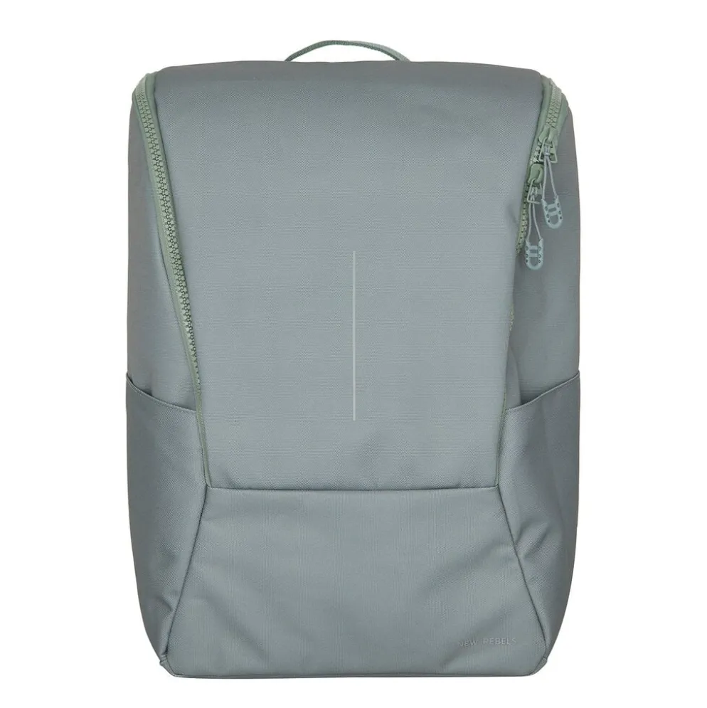 New Rebels Valor Westerly Backpack Rugzak 14L Schooltas Werktas Laptop 14 inch PU Polyester Salie Groen
