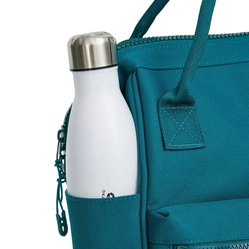 New Rebels Valor Weverly School / Werktas Rugzak – 9,5L Stevig 900D Polyester, 4 Compartimenten, Laptopvak 14”, Waterafstotend, Ocean Blue