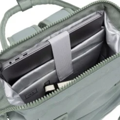 New Rebels Valor Weverly School / Werktas Rugzak - 9,5L – Stevig 900D Polyester - 4 Compartimenten Laptopvak 14” - Waterafstotend Sage Green