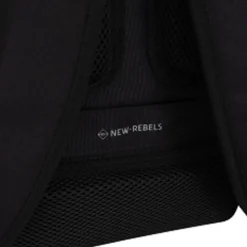 New Rebels Valor Weverly School / Werktas Rugzak - 9,5L Stevig 900D Polyester 4 Compartimenten Laptopvak 14” Waterafstotend Black Stone