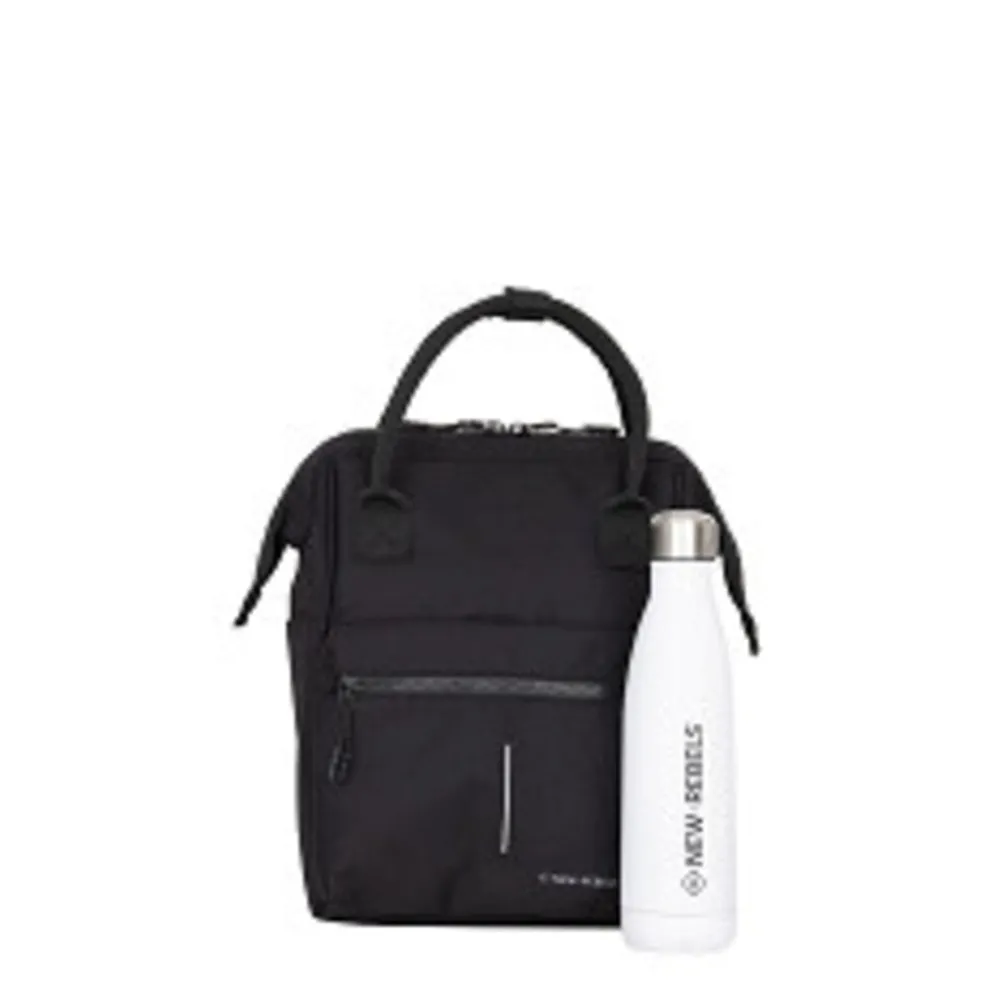 New Rebels Valor Weverly School / Werktas Rugzak - 9,5L Stevig 900D Polyester 4 Compartimenten Laptopvak 14” Waterafstotend Black Stone
