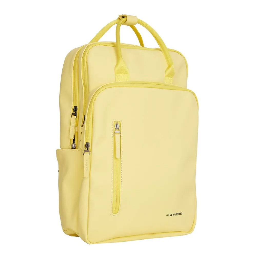 New Rebels William Milwaukee 18L Rugzak Waterafstotend Laptop 15.6" Butter Yellow