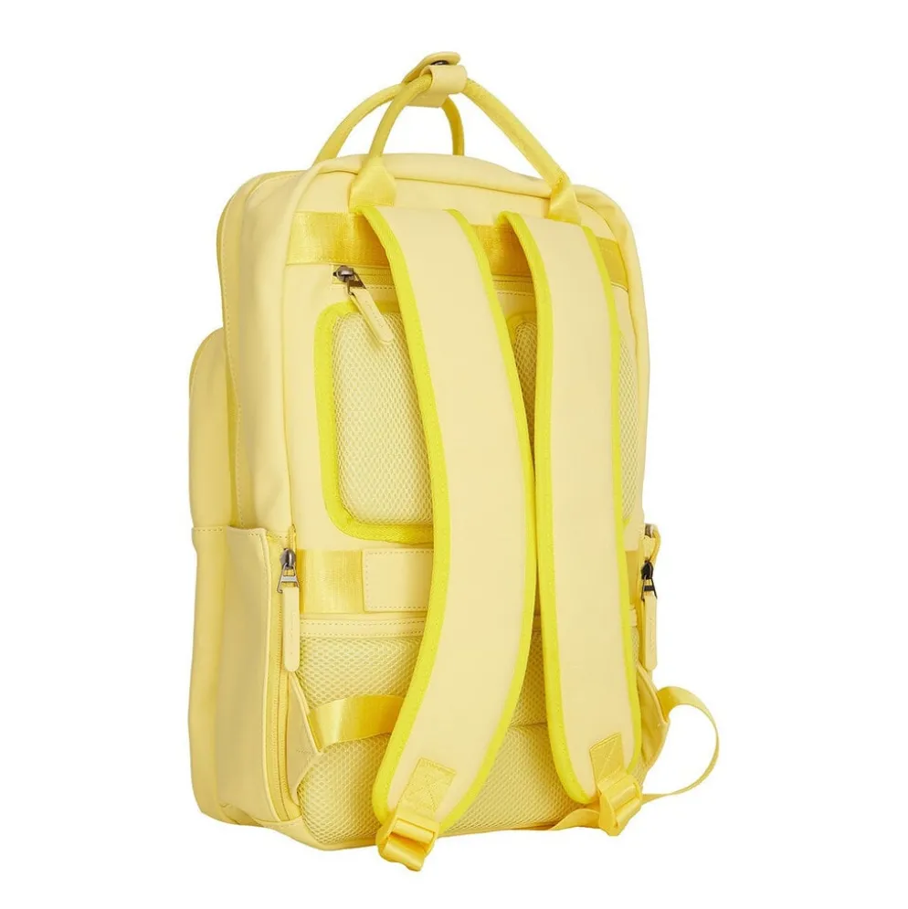 New Rebels William Milwaukee 18L Rugzak Waterafstotend Laptop 15.6" Butter Yellow