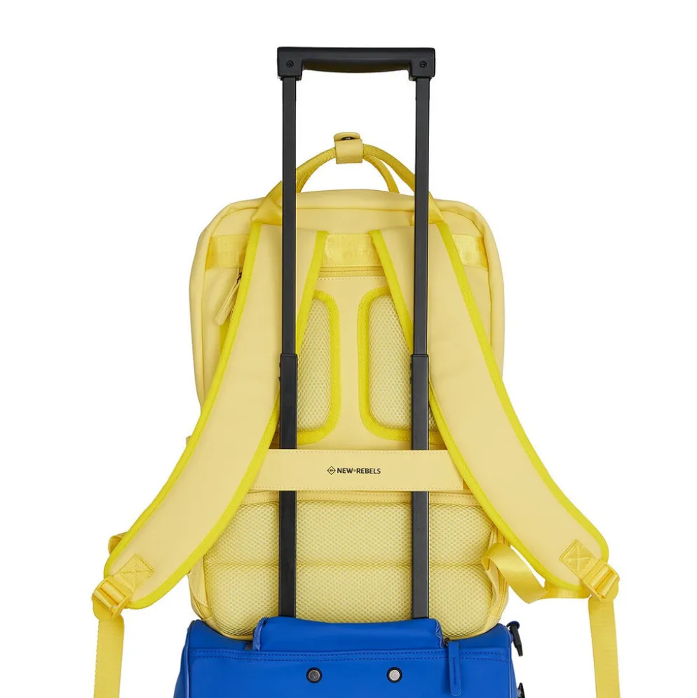 New Rebels William Milwaukee 18L Rugzak Waterafstotend Laptop 15.6" Butter Yellow