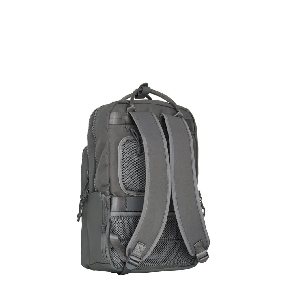 New Rebels William Milwaukee Antraciet 18L Rugzak Waterafstotend Laptop 15.6"