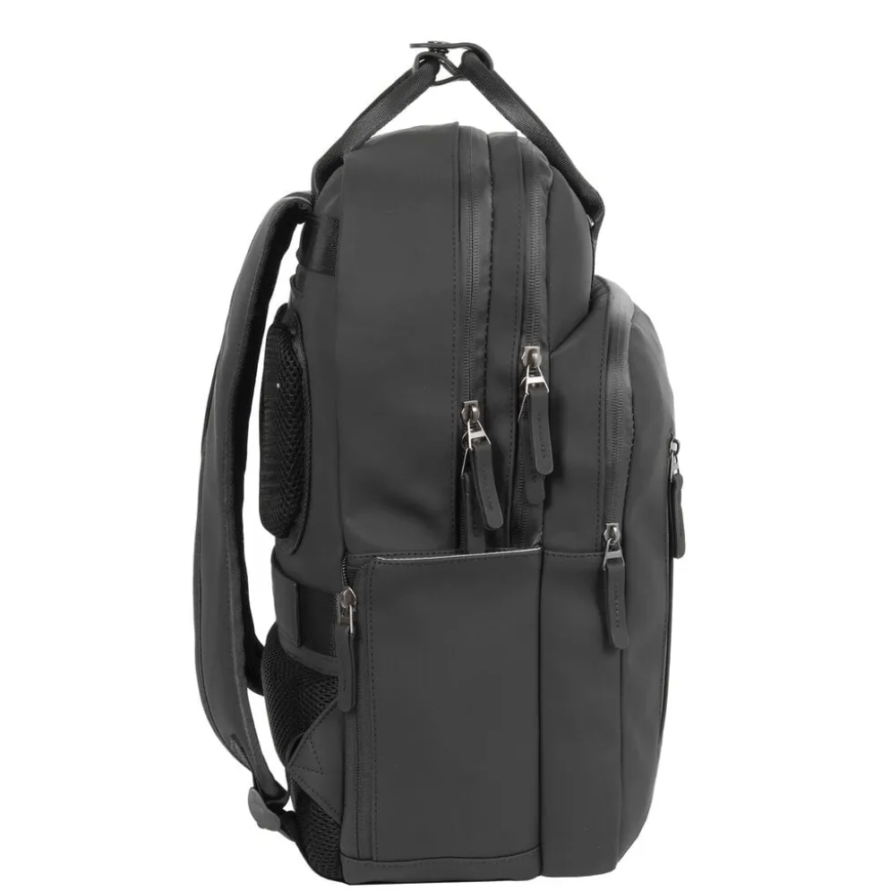 New Rebels William Milwaukee Zwart 18L Rugzak Waterafstotend Laptop 15.6"