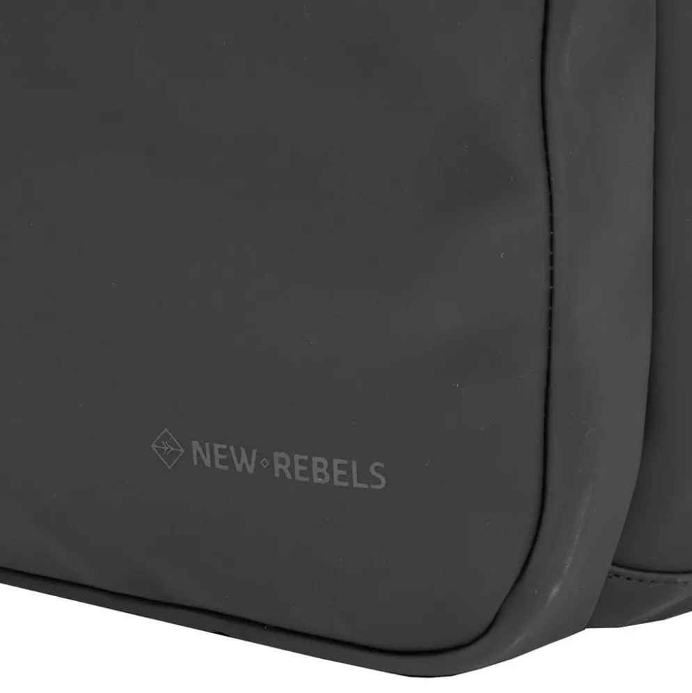 New Rebels William Milwaukee Zwart 18L Rugzak Waterafstotend Laptop 15.6"