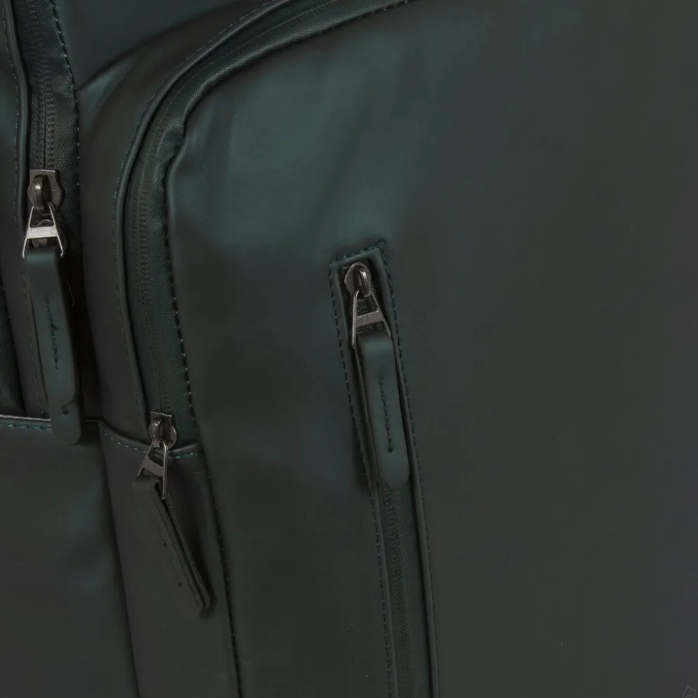 New Rebels William Milwaukee Metallic Groen 18L Rugzak Waterafstotend Laptop 15.6"