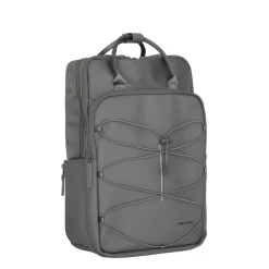 Trondheim Rugzak – Laptop Rugtas 15,6 inch – Schooltas & Werktas – Waterafstotend – 18L – Nylon/PU Antraciet