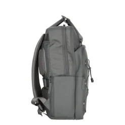 Trondheim Rugzak – Laptop Rugtas 15,6 inch – Schooltas & Werktas – Waterafstotend – 18L – Nylon/PU Antraciet
