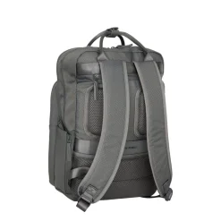 Trondheim Rugzak – Laptop Rugtas 15,6 inch – Schooltas & Werktas – Waterafstotend – 18L – Nylon/PU Antraciet