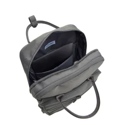 Trondheim Rugzak – Laptop Rugtas 15,6 inch – Schooltas & Werktas – Waterafstotend – 18L – Nylon/PU Antraciet